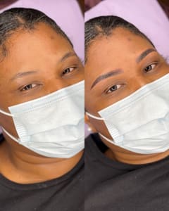 Eyebrow Tattoo result by Celestial Brows in Dallas, TX