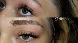 Eyebrow Tattoo result by Celestial Eleganc Lash and Beauty Bar in West Monroe, LA