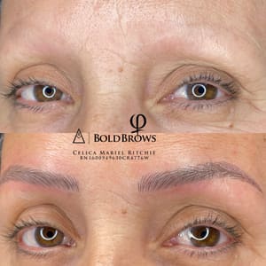 Eyebrow Tattoo result by Celi Ritchie Makeup in Phoenix, AZ