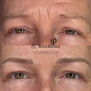 Eyebrow Tattoo result by Celi Ritchie Makeup in Phoenix, AZ