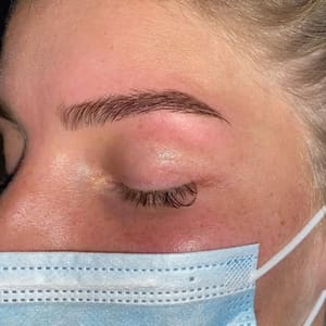 Eyebrow Tattoo result by Celine Brow & Lash in Little Elm, TX