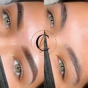 Eyebrow Tattoo result by Celine's Beauty Studio in San Diego, CA