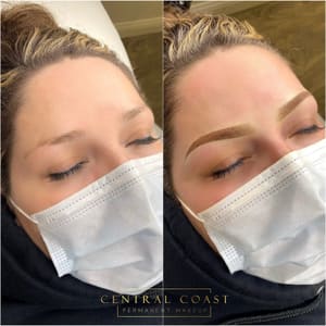 Eyebrow Tattoo result by Central Coast Permanent Makeup in Grover Beach, CA