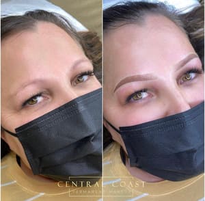 Eyebrow Tattoo result by Central Coast Permanent Makeup in Grover Beach, CA