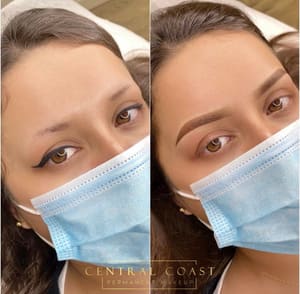 Eyebrow Tattoo result by Central Coast Permanent Makeup in Grover Beach, CA