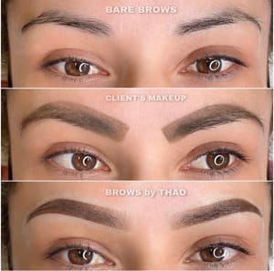 Eyebrow Tattoo result by Central Coast Permanent Makeup in Grover Beach, CA