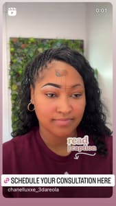 Eyebrow Tattoo result by Chanel Luxxe 3D Areola and Cosmetic Tattooing LLC in Raeford, NC