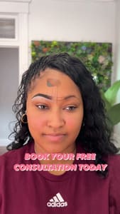 Eyebrow Tattoo result by Chanel Luxxe 3D Areola and Cosmetic Tattooing LLC in Raeford, NC