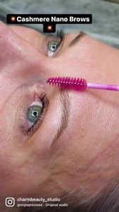 Eyebrow Tattoo result by Charm Beauty Studio LLC in Plymouth, MN