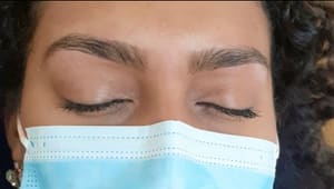 Eyebrow Tattoo result by CHARMING BROWS AND BEAUTY SALON. By Appointment Only in Edgewater, MD