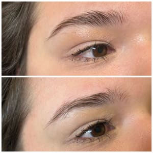 Eyebrow Tattoo result by Charvaz Artistry in Plaistow, NH