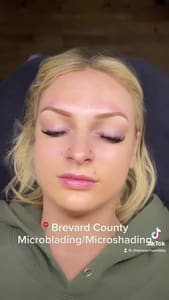 Eyebrow Tattoo result by Chelsea Chanelle Brevard County Eyelash Extensions in Cocoa, FL