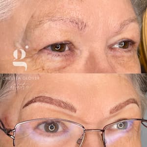Eyebrow Tattoo result by Chelsea Glover Artistry in South Ogden, UT
