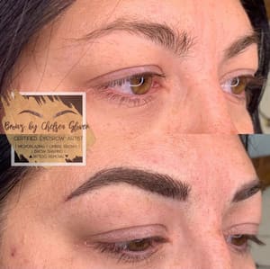 Eyebrow Tattoo result by Chelsea Glover Artistry in South Ogden, UT