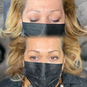 Eyebrow Tattoo result by Chelsey Mac Cosmetic Tattoo in Las Vegas, NV