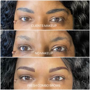 Eyebrow Tattoo result by Chelsey Mac Cosmetic Tattoo in Las Vegas, NV