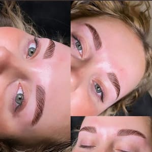 Eyebrow Tattoo result by Chelsi’s Lash & Brow Bar in Greendale, IN