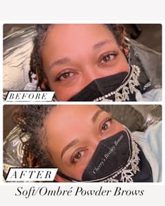 Eyebrow Tattoo result by Cherry's Beauty Room, LLC in Louisville, KY