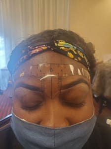 Eyebrow Tattoo result by Chevy Nu Nu Beauty & Microblading Experience. in Mount Vernon, NY
