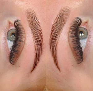 Eyebrow Tattoo result by Chey Beauty Esthetics in Kimberly, WI