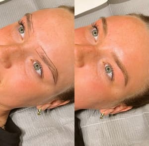 Eyebrow Tattoo result by Chey Beauty Esthetics in Kimberly, WI