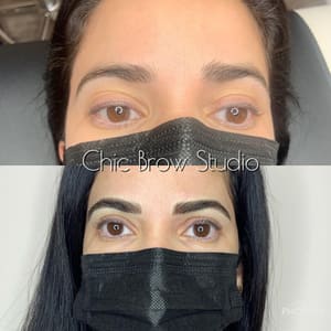 Eyebrow Tattoo result by Chic Brow Studio in Glen Burnie, MD