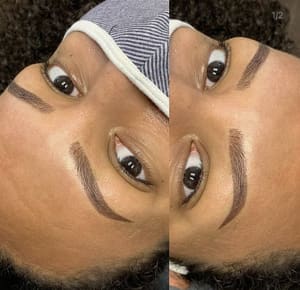 Eyebrow Tattoo result by Chic Brow Studio in Glen Burnie, MD