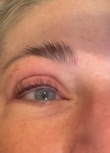 Eyebrow Tattoo result by Chic permanent makeup in Washington, NC
