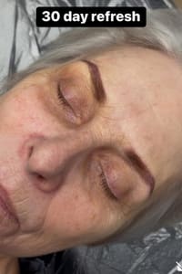 Eyebrow Tattoo result by Chic permanent makeup in Washington, NC