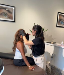 Eyebrow Tattoo result by Chic Spa Microblading Academy in Avon, CT