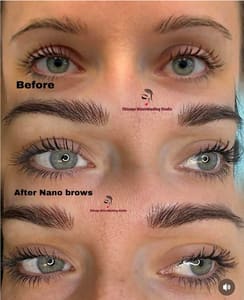 Eyebrow Tattoo result by Chicago Microblading Studio in Chicago, IL