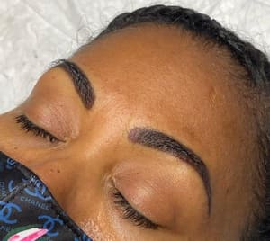 Eyebrow Tattoo result by Chloe Jefferson Microblading in Ellicott City, MD