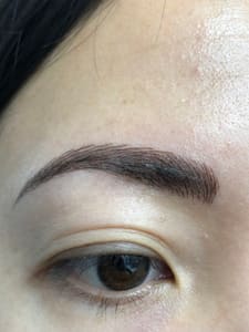 Eyebrow Tattoo result by Chloe's Beauty Studio in Vienna, VA