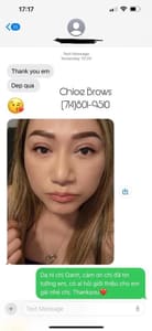 Eyebrow Tattoo result by ChloeBrows & Beauty Studio in Garden Grove, CA