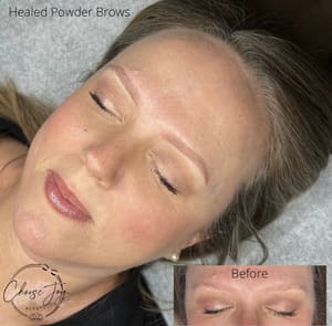 Eyebrow Tattoo result by Choose Joy Beauty in Clarksville, TN