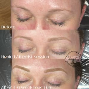 Eyebrow Tattoo result by Choose Joy Beauty in Clarksville, TN