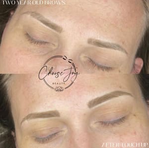Eyebrow Tattoo result by Choose Joy Beauty in Clarksville, TN