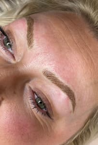 Eyebrow Tattoo result by Chosen Cosmetics in Lawton, OK