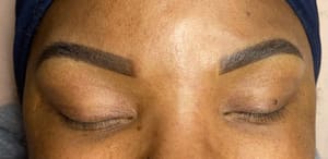 Eyebrow Tattoo result by Chosen Cosmetics in Lawton, OK