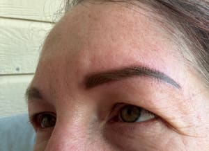 Eyebrow Tattoo result by Chrissy’s Ink in Midwest City, OK