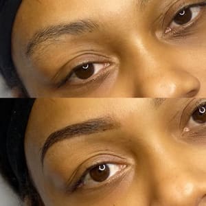 Eyebrow Tattoo result by Christel Clear Beauty in Katy, TX
