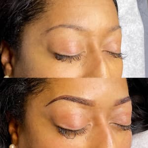 Eyebrow Tattoo result by Christel Clear Beauty in Katy, TX