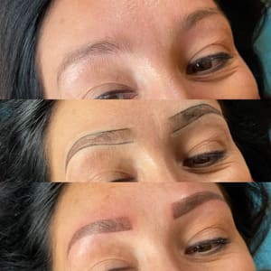 Eyebrow Tattoo result by Christine Marie Permanent Makeup and Tattoos in Traverse City, MI