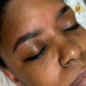 Eyebrow Tattoo result by Chynnea Marie Beauty, LLC. in Glen Burnie, MD