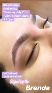 Eyebrow Tattoo result by Cielo Beauty Bar in Celina, TX