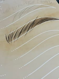 Eyebrow Tattoo result by Cilona Ink in Seattle, WA