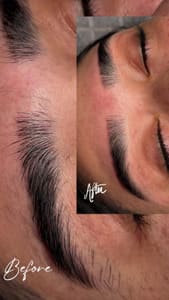 Eyebrow Tattoo result by Cindy Perez Studio - Brows & Facials in Downey, CA