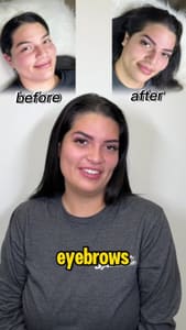 Eyebrow Tattoo result by Cindy’s Nails&Brows in Dickinson, ND