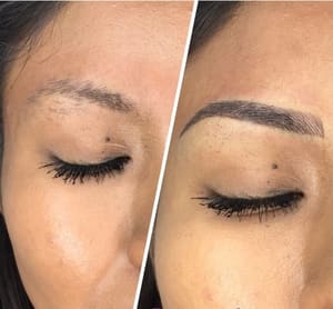 Eyebrow Tattoo result by CJ Artistic Brows in Gloucester, VA