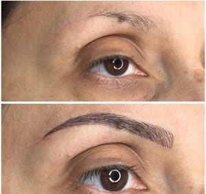 Eyebrow Tattoo result by CJ Artistic Brows in Gloucester, VA